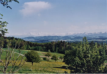 Alpensicht vom Innerberg